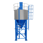 Çimento depolamak için bunker (silo) SC-9, 10 ton