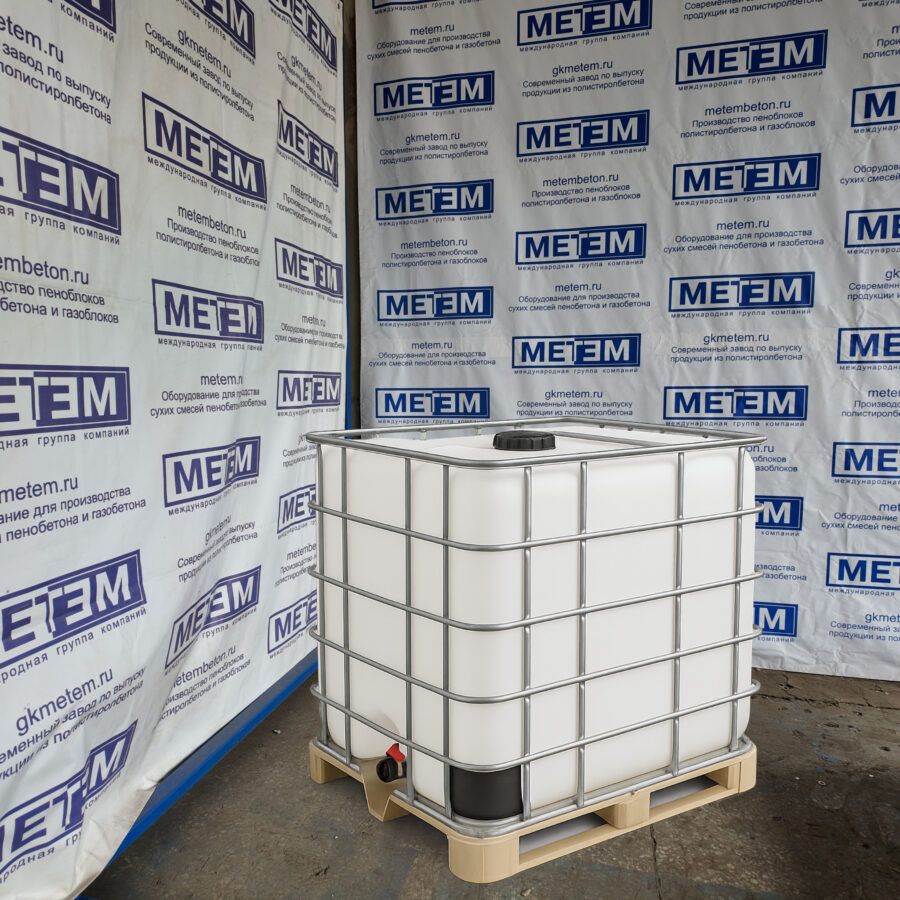 Воздухововлекающая добавка для полистиролбетона “МЕТЕМ Поризол” еврокуб